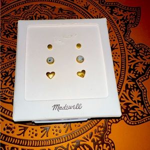 Madewell Vintage Gold earring set